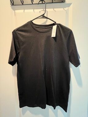 wonder nation Men's Short Sleeve Crew Tee - Black
